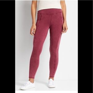 Super High Rise Mineral Wash Effortless Pocket Legging